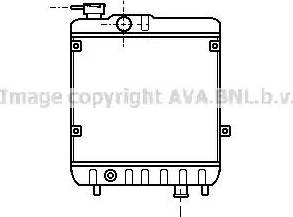 Ava Quality Cooling ST 2011 - Радиатор, охлаждане на двигателя vvparts.bg