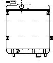 Ava Quality Cooling STA2011 - Радиатор, охлаждане на двигателя vvparts.bg