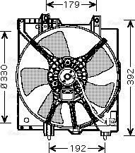 Ava Quality Cooling SU 7506 - Вентилатор, охлаждане на двигателя vvparts.bg