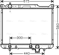 Ava Quality Cooling SZ 2097 - Радиатор, охлаждане на двигателя vvparts.bg