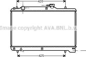 Ava Quality Cooling SZ 2041 - Радиатор, охлаждане на двигателя vvparts.bg