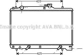 Ava Quality Cooling SZ 2049 - Радиатор, охлаждане на двигателя vvparts.bg