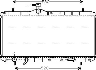 Ava Quality Cooling SZ 2063 - Радиатор, охлаждане на двигателя vvparts.bg