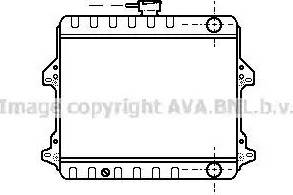 Ava Quality Cooling SZ 2001 - Радиатор, охлаждане на двигателя vvparts.bg