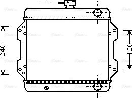 Ava Quality Cooling SZ 2003 - Радиатор, охлаждане на двигателя vvparts.bg