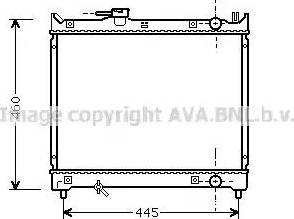 Ava Quality Cooling SZ 2015 - Радиатор, охлаждане на двигателя vvparts.bg