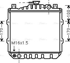 Ava Quality Cooling SZ 2010 - Радиатор, охлаждане на двигателя vvparts.bg