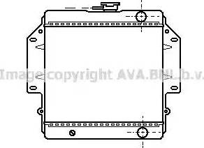 Ava Quality Cooling SZ 2012 - Радиатор, охлаждане на двигателя vvparts.bg