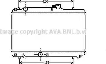 Ava Quality Cooling SZ 2035 - Радиатор, охлаждане на двигателя vvparts.bg