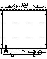 Ava Quality Cooling SZ 2029 - Радиатор, охлаждане на двигателя vvparts.bg