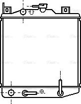 Ava Quality Cooling SZ 2023 - Радиатор, охлаждане на двигателя vvparts.bg