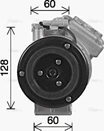 Ava Quality Cooling SZAK156 - Компресор, климатизация vvparts.bg