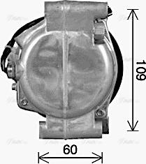 Ava Quality Cooling SZAK164 - Компресор, климатизация vvparts.bg