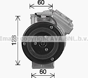 Ava Quality Cooling SZK156 - Компресор, климатизация vvparts.bg