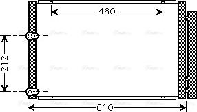 Ava Quality Cooling TO5429D - Кондензатор, климатизация vvparts.bg