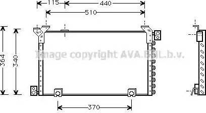 KOYORAD CD010175A - Кондензатор, климатизация vvparts.bg