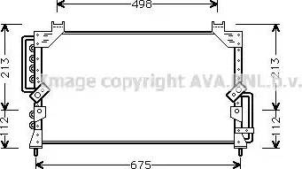 Ava Quality Cooling TO 5191 - Кондензатор, климатизация vvparts.bg
