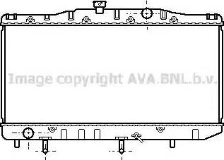 Ava Quality Cooling TO 2048 - Радиатор, охлаждане на двигателя vvparts.bg