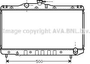 Ava Quality Cooling TO 2171 - Радиатор, охлаждане на двигателя vvparts.bg