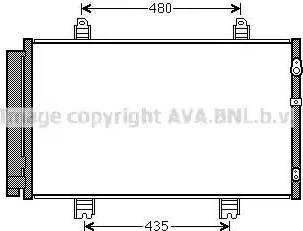 Ava Quality Cooling TOA5646D - Кондензатор, климатизация vvparts.bg