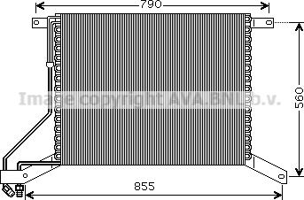 Ava Quality Cooling UV5104 - Кондензатор, климатизация vvparts.bg