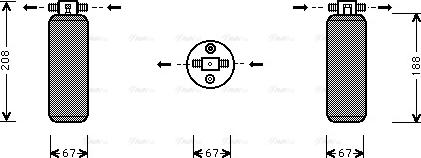 Ava Quality Cooling UVD027 - Изсушител, климатизация vvparts.bg