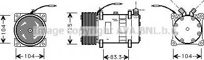 Ava Quality Cooling UVK080 - Компресор, климатизация vvparts.bg