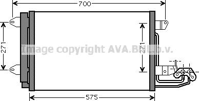 Ava Quality Cooling VNA5269 - Кондензатор, климатизация vvparts.bg