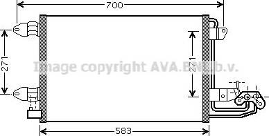 Ava Quality Cooling VN5209 - Кондензатор, климатизация vvparts.bg