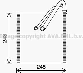 Ava Quality Cooling VNV400 - Изпарител, климатична система vvparts.bg