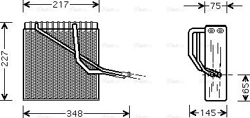 Ava Quality Cooling VNV055 - Изпарител, климатична система vvparts.bg