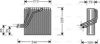 Ava Quality Cooling VNV030 - Изпарител, климатична система vvparts.bg