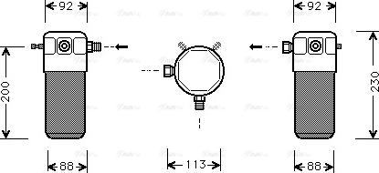 Ava Quality Cooling VO D099 - Изсушител, климатизация vvparts.bg