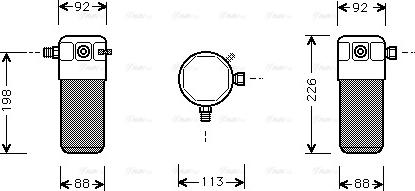 Ava Quality Cooling VO D105 - Изсушител, климатизация vvparts.bg