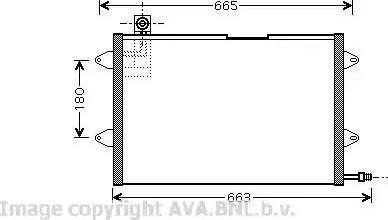 Ava Quality Cooling VW 5146 - Кондензатор, климатизация vvparts.bg