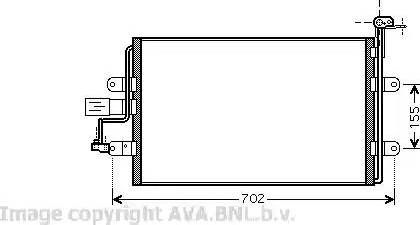 Ava Quality Cooling VW 5262 - Кондензатор, климатизация vvparts.bg