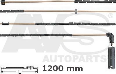 AVS Autoparts 340745 - Предупредителен контактен сензор, износване на накладките vvparts.bg