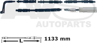 AVS Autoparts 340759 - Предупредителен контактен сензор, износване на накладките vvparts.bg