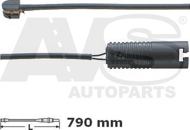 AVS Autoparts 340753 - Предупредителен контактен сензор, износване на накладките vvparts.bg