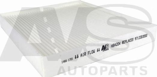 AVS Autoparts HBA204 - Филтър купе (поленов филтър) vvparts.bg