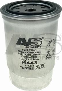 AVS Autoparts M443 - Горивен филтър vvparts.bg