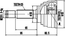 Aywiparts AW1510176 - Каре комплект, полуоска vvparts.bg