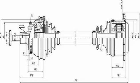 Aywiparts AW1530928A - Полуоска vvparts.bg