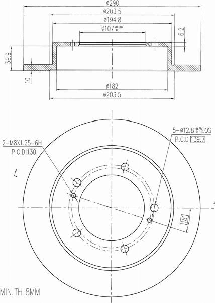 A.Z. Meisterteile AZMT-44-024-1441 - Спирачен диск vvparts.bg