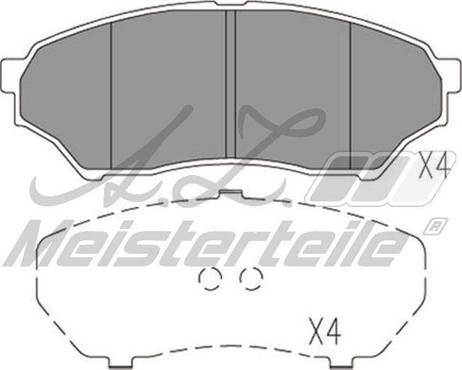 A.Z. Meisterteile AZMT-44-022-1592 - Комплект спирачно феродо, дискови спирачки vvparts.bg