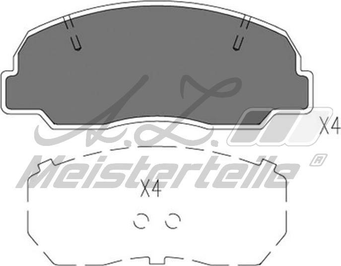 A.Z. Meisterteile AZMT-44-022-1579 - Комплект спирачно феродо, дискови спирачки vvparts.bg