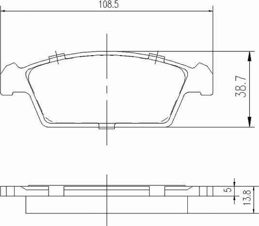 A.Z. Meisterteile AZMT-44-022-1030 - Комплект спирачно феродо, дискови спирачки vvparts.bg