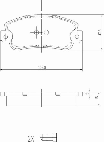 A.Z. Meisterteile AZMT-44-022-1281 - Комплект спирачно феродо, дискови спирачки vvparts.bg