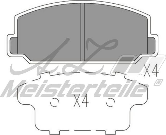 A.Z. Meisterteile AZMT-44-022-2157 - Комплект спирачно феродо, дискови спирачки vvparts.bg