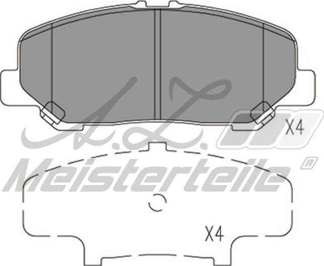 A.Z. Meisterteile AZMT-44-022-2306 - Комплект спирачно феродо, дискови спирачки vvparts.bg